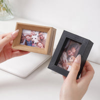 3-Inch Double-Sided Glass Photo Frame for Instant Prints