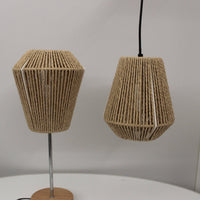 Diamond Shape Paper Rope Lampshade DIY Kit for Table and Pendant Lights