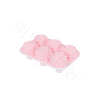 Silicone Rose & Round Ice Ball Mold for Whiskey and Cocktails