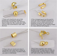 1200Pcs Crimp Beads with Crimping Pliers and Steel Wire for DIY Jewelry Making