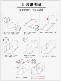 Mini Greenhouse for Plants and Vegetables, Portable Walk-in Hot House for Outdoor Garden, UV Protection, Weatherproof