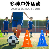 Soccer Training Equipment Set with Marker Cones, Poles, and Obstacles - Durable Plastic for Pet Training