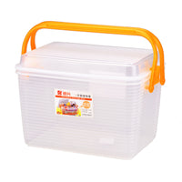 Multi-purpose Storage Box with Lid and Handle for Pet Food, Toys, Tools, and Snacks
