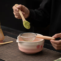 Matcha Tea Ceremony Set, 8-Piece Ceramic Kit with Bowl and Whisk, Song Dynasty Style