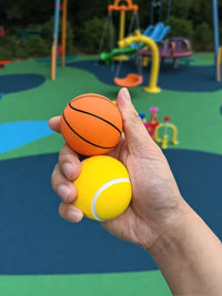 Kids' Mini Bouncy Rubber Ball Set for Stress Relief and Play