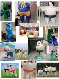 Inflatable Alien Sumo Ballerina Clown Costume for Adult Stage Performance & Parties