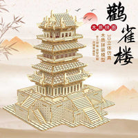 3D Jigsaw Puzzle Building Model with LED Lights for Adults and Kids, Educational Toy