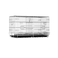 Thickened Pigeon Breeding Cage with Removable Tray and Feeders