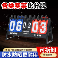 Multi-Sport Scoreboard for Basketball, Table Tennis, Badminton - Red/Blue
