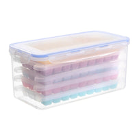 Ice Ball Mold and Storage Box for Refrigerator, Quick-Freeze Ice Cube Tray