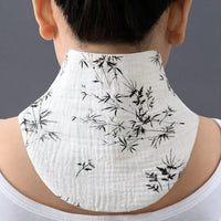 Cotton Double Gauze Neck Warmer for Adults - Breathable & Soft Neck Gaiter for AC Rooms & Cold Protection
