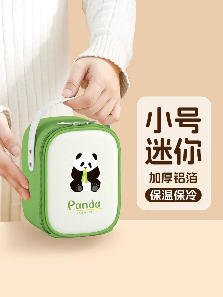 Mini Portable Insulated Lunch Bag for Breakfast, Yogurt, and Small Meal Containers - Thermal Cooler Bag