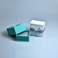 Jewelry Gift Box with Bow for Rings, Necklaces, and Small Accessories