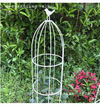 Decorative Birdcage Iron Art Plant Stand for Climbing Vines and Roses, Indoor/Outdoor Garden Trellis