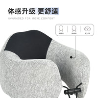 Memory Foam U-Shaped Neck Pillow for Travel and Support