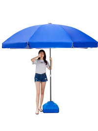Outdoor Patio Umbrella with UV Protection, Commercial Grade Sunshade for Market Stalls and Gardens