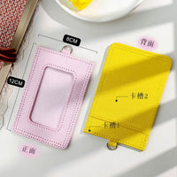 Korean Style Canvas ID Card Holder Wallet for Students and Professionals