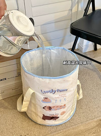 Foldable Foot Bath Basin with Lid, Portable Insulated Foot Soaking Tub for Travel and Home Use, Calf-High Design
