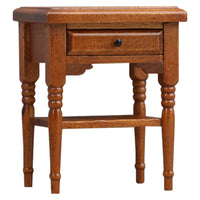1:12 Dollhouse Miniature Nightstand Side Table with Drawer