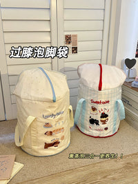 Foldable Foot Bath Basin with Lid, Portable Insulated Foot Soaking Tub for Travel and Home Use, Calf-High Design