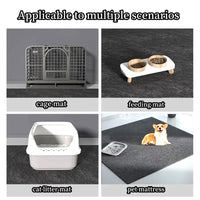 Washable Absorbent Non-Slip Pet Crate Pad for Dogs and Cats, Felt Mat