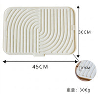 Cat Litter Mat Double Layer Waterproof Trapping Pad for Litter Boxes