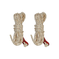 Reflective Guy Ropes with Adjusters for Tents & Tarps - 4mm Luminous Camping Cord