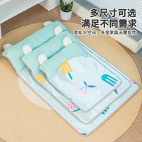 Pet Cooling Mat for Dogs and Cats, Breathable Ice Silk Pad for Summer, Chew-Resistant Kennel Bed