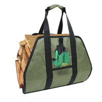 Oxford Cloth Firewood Carrier Bag for Camping and Outdoor Use
