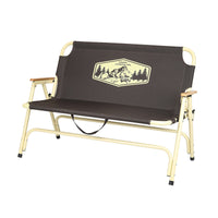 Portable Steel Frame Outdoor Folding Chair for Camping, Beach, and Patio