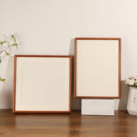 Solid Wood Mortise and Tenon Calligraphy Photo Frame for Wall or Tabletop Display
