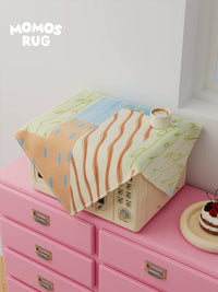 Summer Art Microwave Oven Dust Cover Air Fryer Oil-Proof Cloth Small Tea Set Dust Cover