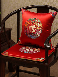 New Chinese Style Solid Wood Sofa Cushion Tea Chair Seat Pad for Dining Chairs and Armchairs