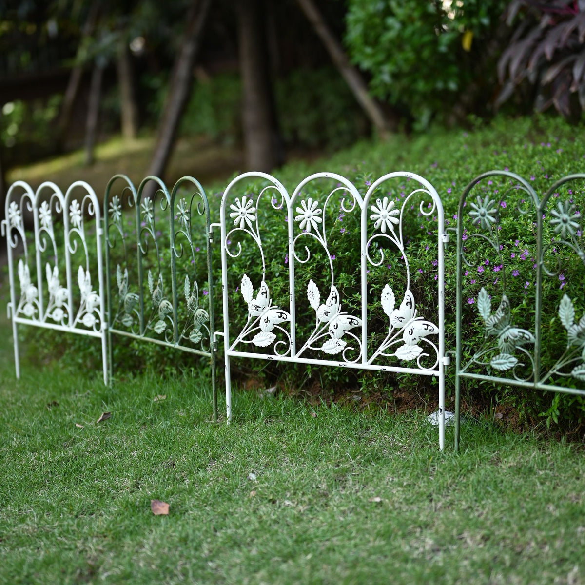 Modern Minimalist Wrought Iron Garden Trellis for Climbing Plants