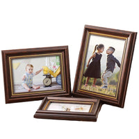 European Retro Photo Frame for Tabletop Display, 6x8 inch and A4 Sizes, Classic Design