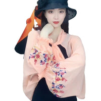 Embroidered Shawl Arm Sleeves for Women - UV Protection Breathable Summer Outdoor Cycling Wrap