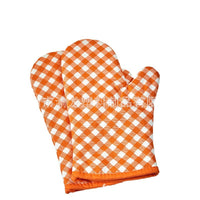 Heat Resistant Oven Mitts for Baking Grilling - Thickened Cotton Kitchen Gloves