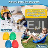 Kids' Sensory Integration Rocking Spoon Chair for Vestibular Balance Training and Posture Correction