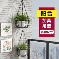 Iron Art Hanging Planter Basket for Indoor Plants