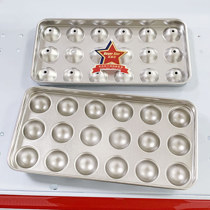 304 Stainless Steel Sphere Ice Cube Mold for Whiskey and Cocktails