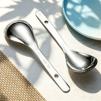 304 Stainless Steel Shaved Ice Spoon, Thickened Multi-functional Ice Scraper for Home & Hotel Use