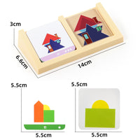 House Designer Puzzle Game for Kids - Spatial Thinking & Logic Training Toy