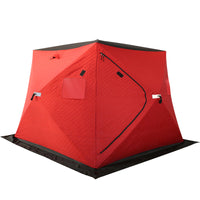 Portable Ice Fishing Tent, Thermal Insulated Winter Shelter for Outdoor Snow Fishing