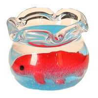Miniature Simulation Fish Tank Micro Landscape Ornament for Office Desk