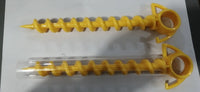 Camping Tent Pegs 25cm Spiral Plastic Ground Stakes for Outdoor Hiking and Camping