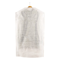 Disposable Non-Woven Garment Dust Cover for Wardrobe Storage, Transparent Suit Waterproof Dust Bag