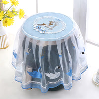 Air Fryer Dust Cover with Lace Trim for Kitchen Appliances