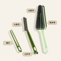 Multi-functional Bathroom Cleaning Brush for Grout, Floor, Wall, and Tile