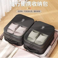 Multi-layer Travel Shoe Storage Bag Portable Luggage Organizer Waterproof Dustproof