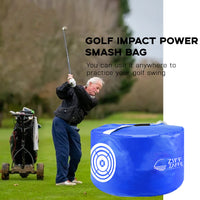 Golf Impact Smash Bag Swing Trainer for Strength and Accuracy Practice